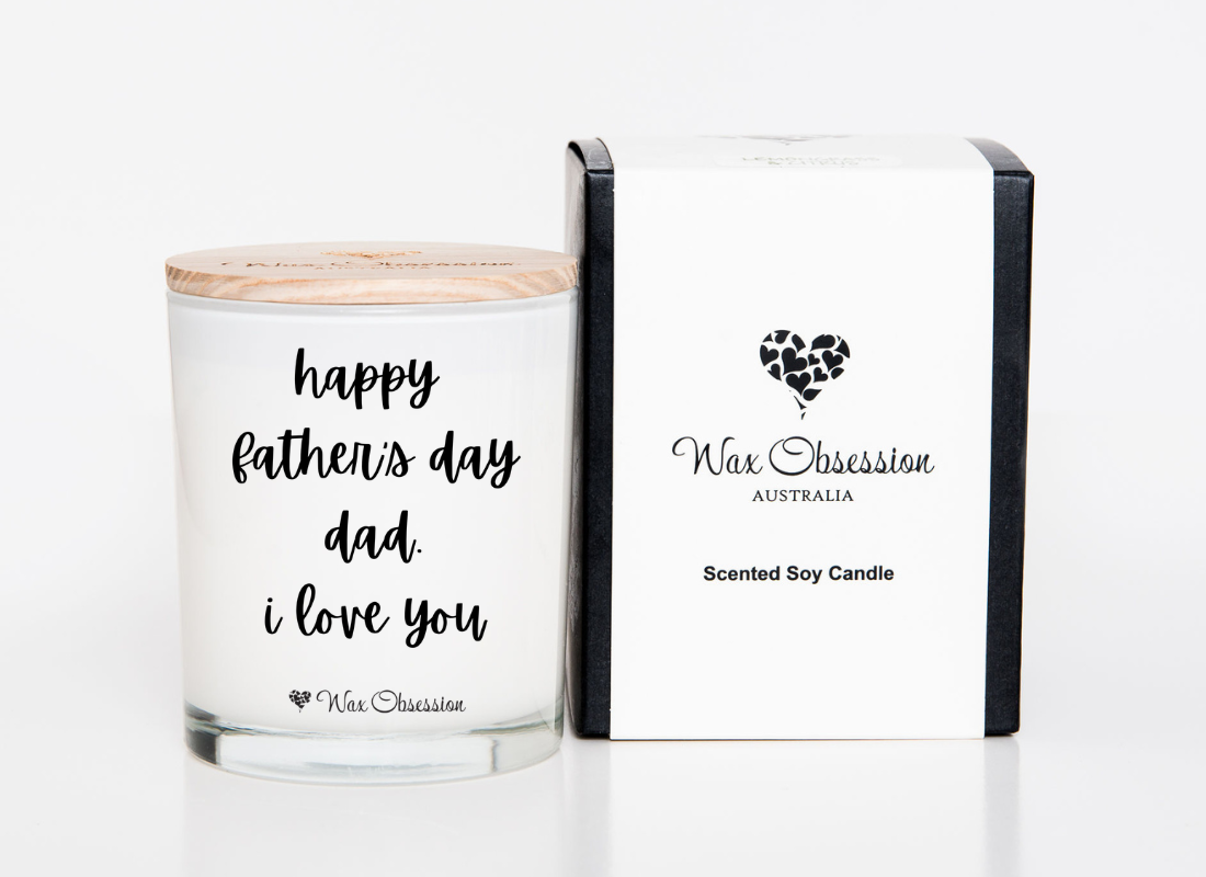 QUOTE CANDLE - Happy Father's Day Dad