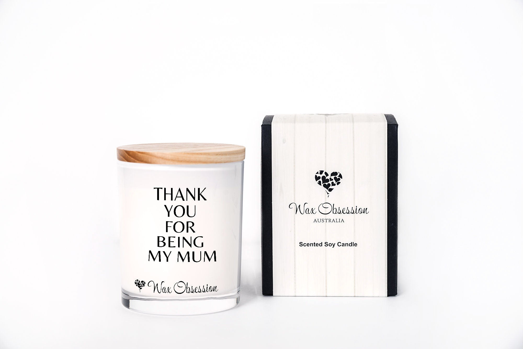 Quote Candle - Thank you for being my Mum